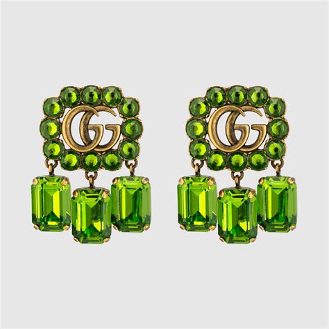 gucci earrings green